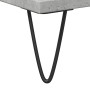 Armario de baño madera de ingeniería gris hormigón 58x33x60 cm