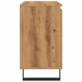 Armario de baño madera de ingeniería roble artisan 58x33x60 cm