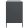 Aparador de acero laminado en frío antracita 68x39x58,5 cm