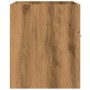 Mueble de lavabo de baño madera roble artisan 80x38,5x46 cm