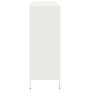 Aparador de acero blanco 101,5x39x103,5 cm