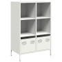 Aparador acero blanco 68x39x103,5 cm