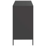 Aparador de acero laminado en frío negro 101,5x39x73,5 cm