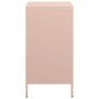 Aparador de acero laminado en frío rosa 35x39x73,5 cm