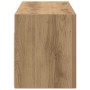 Mueble de pared baño madera ingeniería roble artisan 60x25x30cm