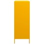 Aparador acero amarillo mostaza 68x39x101,5 cm