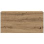 Mueble de pared baño madera ingeniería roble artisan 80x25x40cm