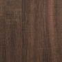 Mueble de pared baño madera ingeniería roble marrón 100x25x40cm