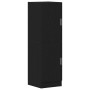 Mueble de cocina 2 piezas madera contrachapada negro
