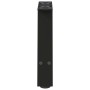 Patas de mesa de centro forma A 2uds acero negro 40x(30-31) cm