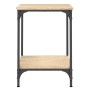 Mesa de centro madera de ingeniería roble Sonoma 40x40x55 cm