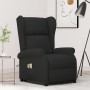Sillón de masaje elevable tela negro