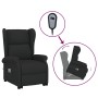 Sillón de masaje elevable tela negro