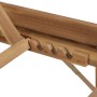 Tumbona plegable de madera maciza de acacia