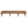 Tumbona plegable de madera maciza de acacia