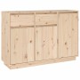 Aparador de madera maciza de pino 110x34x75 cm