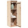 Armario de pared 2 unidades madera maciza de pino 30x30x100 cm