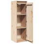 Armario de pared 2 unidades madera maciza de pino 30x30x100 cm