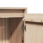 Armario de pared 2 unidades madera maciza de pino 30x30x100 cm