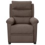 Sillón de masaje eléctrico tela gris taupé