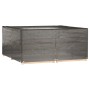 Fundas muebles de jardín 2 uds 16 ojales cuadrado 205x205x90 cm