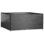 Fundas muebles de jardín 2 uds 16 ojales cuadrado 205x205x90 cm