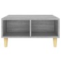 Mesa de centro madera de ingeniería gris Sonoma 60x60x30 cm