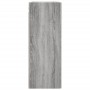 Armarios de pared 2 uds madera de ingeniería gris Sonoma