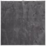 Alfombra de pelo corto suave lavable HUARTE antracita 240x240cm