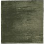 Alfombra pelo corto suave lavable HUARTE verde bosque 200x200cm