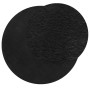 Alfombra de pelo corto suave lavable HUARTE negro Ø 80 cm