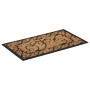 Felpudo rectangular de goma y fibra de coco 45x75 cm