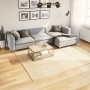 Alfombra de pelo corto suave lavable HUARTE crema 240x240 cm