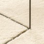 Alfombra de pelo corto suave lavable HUARTE crema 240x240 cm