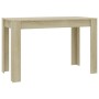 Mesa de comedor de aglomerado color roble Sonoma 120x60x76 cm