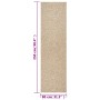 Alfombra ZIZUR apariencia de yute interior y exterior 80x250 cm