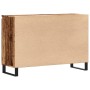 Aparador de madera de ingeniería envejecida 104x35x70 cm