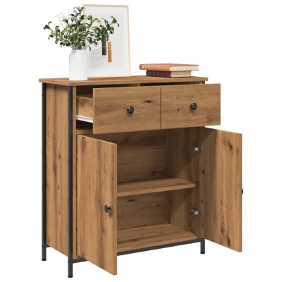 Aparador de madera de ingeniería roble artisan 70x41x56 cm