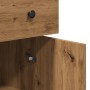Aparador de madera de ingeniería roble artisan 70x41x56 cm