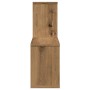 Estante de pared madera ingeniería roble artisian 100x18x53 cm