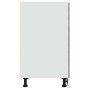 Armario inferior cajón contrachapada gris hormigón 40x46x81,5cm