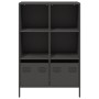 Aparador acero negro 68x39x103,5 cm