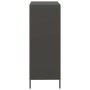 Aparador de acero negro 68x39x103,5 cm