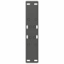 Patas de mesa centro forma A 2uds acero antracita 50x(42-43) cm