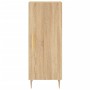 Aparador de madera contrachapada roble Sonoma 34,5x34x180 cm