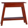 Mesa consola clásica de madera maciza caoba marrón 90x30x75cm