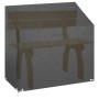 Funda para banco de jardín 8 ojales polietileno 130x70x70/88 cm