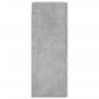 Armarios de pared 2 uds madera de ingeniería gris hormigón