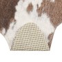 Alfombra lavable antideslizante vaca marrón y blanco 120x170 cm
