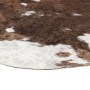 Alfombra lavable antideslizante vaca marrón y blanco 120x170 cm